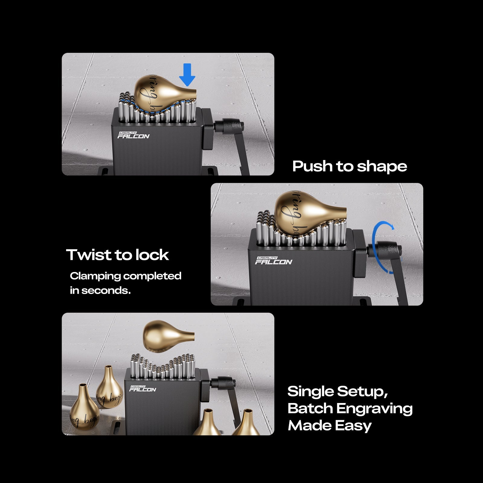 Creality Falcon Flexible Fixture