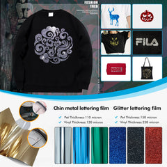 HTV Heat Transfer Vinyl Paper for Laser Engraving - Pack of 10pcs