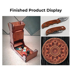 Falcon Series Rosewood Plywood Sheets - Intelligent Recognition with A1/A1 Pro