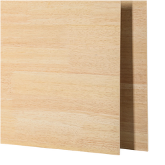 Rubberwood Spliced Plywood 1/8" x 11.8" x 11.8" for Laser Engraving and Cutting - 6pcs