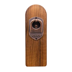 Vintage Wooden Bottle Opener with Catcher for Laser Engraving