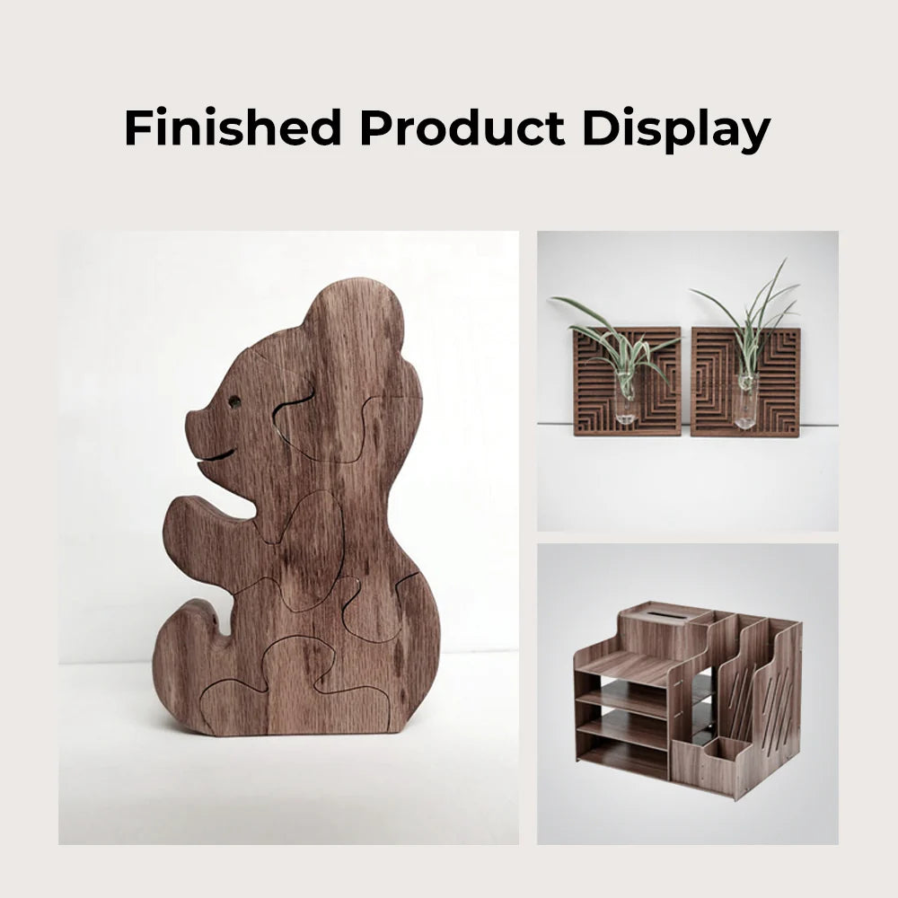 Falcon Series Walnut Plywood Sheets - Intelligent Recognition with A1/A1 Pro