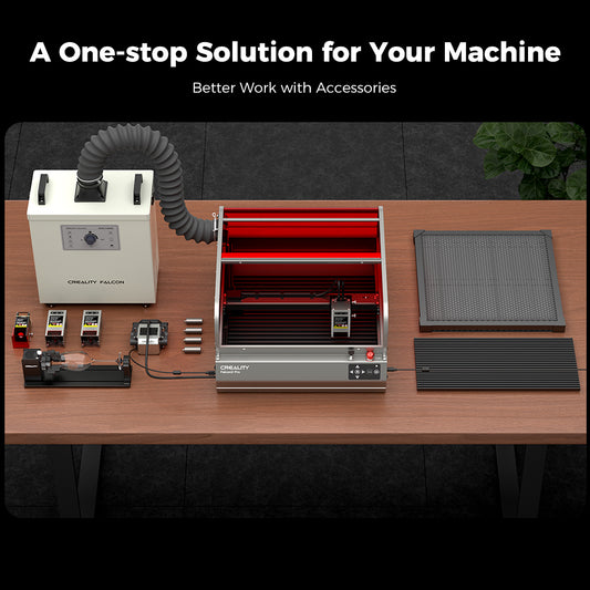 Falcon2 Pro 40W Enclosed Laser Engraver and Cutter Basic Kits 1000