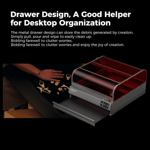 Falcon2 Pro 22W Enclosed Laser Engraver and Cutter Bundle - Basic Kits for Wood Engraving